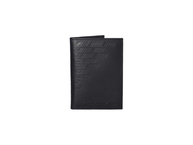  Etui pour carte grise AMG  Coloris noir, Cuir de vachette, Mercedes-Benz