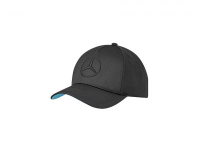  Casquette  Coloris noir / turquoise, Polyester (recyclé) Mercedes-Benz