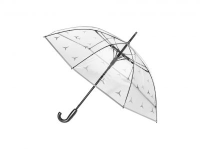  Parapluie  transparent / Coloris : argent, Aluminium /  Mercedes-Benz