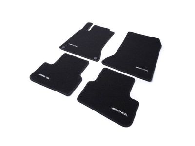 Jeu 4 pièces Tapis Velours AMG Classe E W238 - Noir - Mercedes-Benz