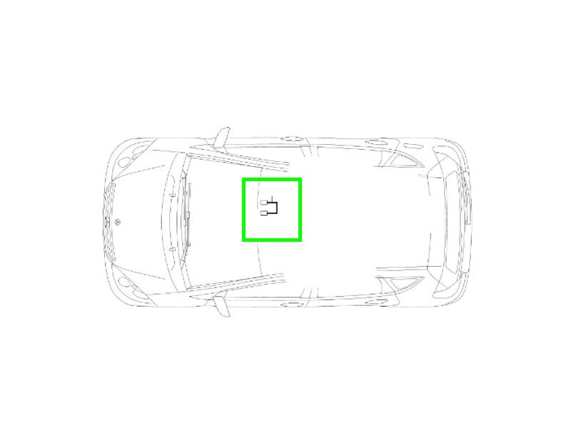 Faisceau de Câbles Rétroviseur Intérieur ELECTOCHROME Classe A W169 Mercedes-Benz