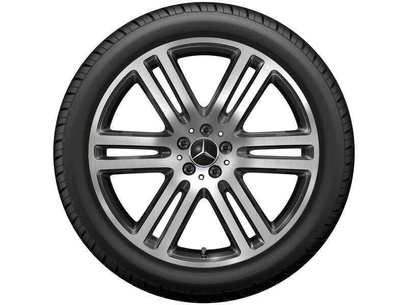 Jante Mercedes 21 pouces - GLE W167 - 10 J x 21 ET 54,6 - noir, Finition brillante 