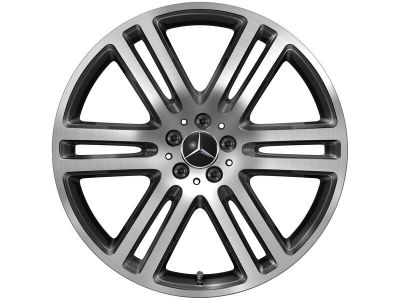 Jante Mercedes 21 pouces - GLE W167 - 10 J x 21 ET 54,6 - noir, Finition brillante 