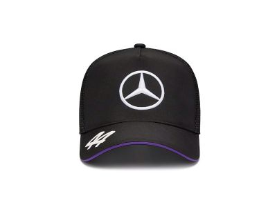 Casquette F1 Lewis Hamilton Noir Liseré Violet Mercedes-AMG