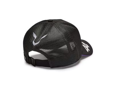 Casquette F1 Lewis Hamilton Noir Liseré Violet Mercedes-AMG