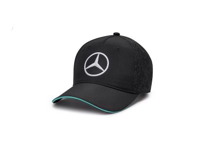 Casquette F1 Lewis Hamilton Noir Liseré Vert Mercedes-AMG