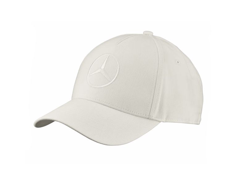 Casquette Écru 100 % coton (bio) Étoile Brodée Mercedes-Benz