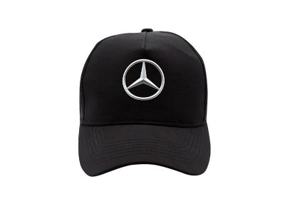 Casquette Noire Mercedes-Benz Logo Brodé Etoile