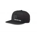 Casquette Noir à visière plate AMG
