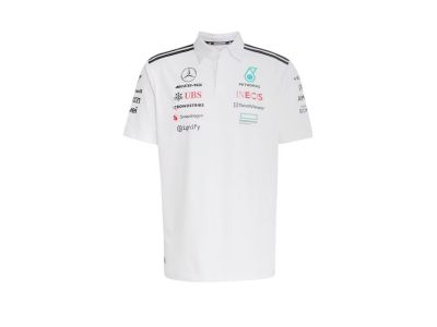 Polo Blanc Adidas Écurie Mercedes-AMG F1