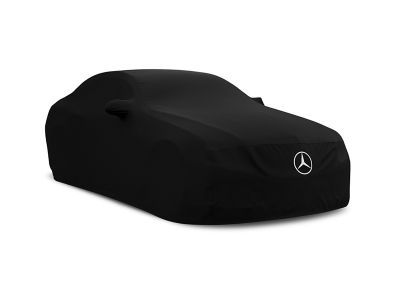 Housse Extérieure Noire Logo Blanc Classe C Coupé W204 Mercedes-Benz