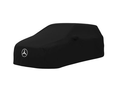 Housse Extérieure Noire Logo Blanc Classe C Break W204 Mercedes-Benz