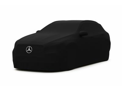 Housse Extérieure Noire Logo Blanc GLA W156 Mercedes-Benz