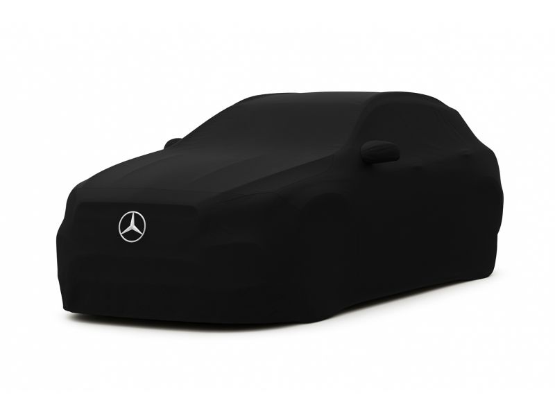Housse Extérieure Noire Logo Blanc GLA W156 Mercedes-Benz Housse Extérieure Noire Logo Blanc GLA W156 Mercedes-Benz