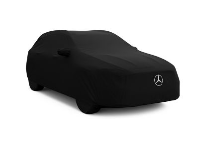 Housse Extérieure Noire Logo Blanc GLB W247 Mercedes-Benz