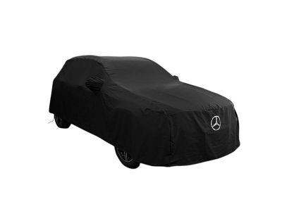 Housse Extérieure Noire Logo Blanc Classe V Court W447 Mercedes-Benz