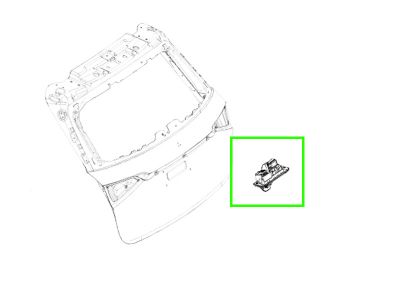 POIGNEE DE DEVERROUILLAGE Hayon GLE W167 Mercedes-Benz