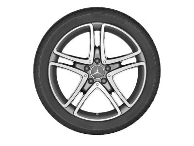 Jante Mercedes 18 pouces Classe S W217 et W222 8 J x 18 ET 41 5 branches, Aero