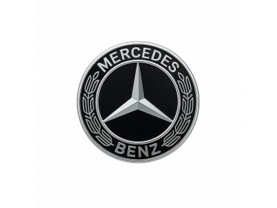 Insigne Étoile Emblème de capot - Noir - sigle Mercedes
