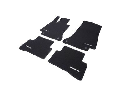 Jeu 4 Tapis en Velours AMG Line Noir Classe A W177 Mercedes-Benz