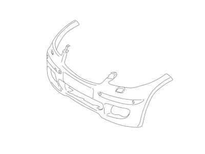 Pare-chocs Avant Incolore Classe A 180 CDI Berline W169 Mercedes-Benz