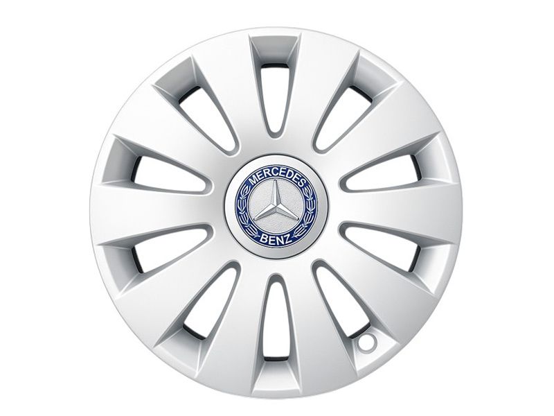 Enjoliveur de roue centre bleu vintage 15 pouces Classe B W246 Mercedes-Benz Enjoliveur de roue centre bleu vintage 15 pouces Classe B W246 Mercedes-Benz
