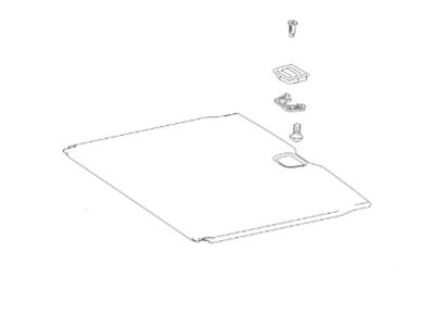 Revêtement Plancher + Poignée de Coffre GLC W253 Mercedes-Benz