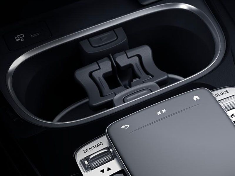 Porte-gobelets 0,7 Litres, Console centrale, sans cache coulissant, Véhicules avec boîte DCT Porte-gobelets 0,7 Litres, Console centrale, sans cache coulissant, Véhicules avec boîte DCT