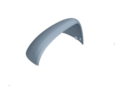 Coque Rétroviseur Gauche Conducteur ARGENT 9922 Classe C W206 Mercedes-Benz