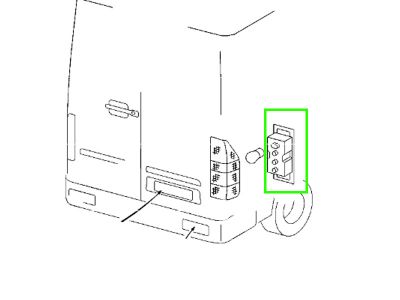 Platine Porte-Ampoules de Feux Arrière Droit Passager Sprinter W901 Mercedes-Benz