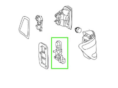 Platine Porte-Ampoules de Feux Arrière Aile Droit Passager Classe B W245 Mercedes-Benz