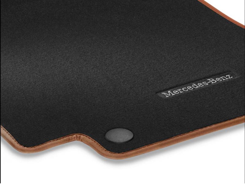 Jeu 3 Tapis velours CLA W174 - Marron - Mercedes-Benz