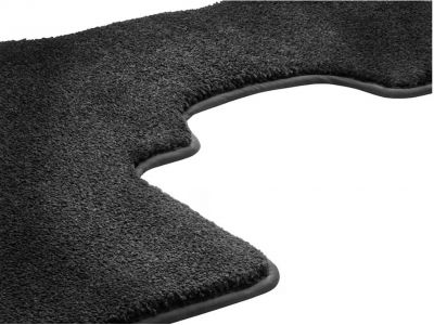 Jeu 1 Tapis velours Exclusif CLA W174 - Arrière - Noir-  Mercedes-Benz