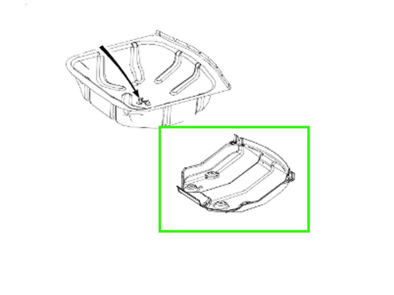 Cache Coffre De Roue Secours GLK W204 Mercedes-Benz