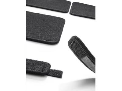 Tapis de sol en velours, Espace passagers à rail simple, 2 portes coulissantes (T19), 2 pièces