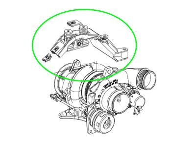 Support Turbocompresseur Moteur Classe A W176
