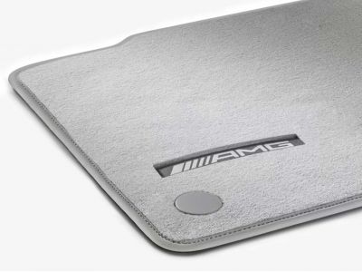 Jeu 4 Tapis Velours AMG Blanc EQS W297 Mercedes-Benz