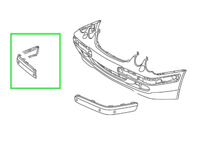 Déflecteur Avant Droit Non Peint Classe E W210