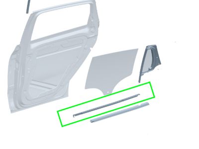 Joint Lèche-Vitre Porte Arrière Passager Vito W447