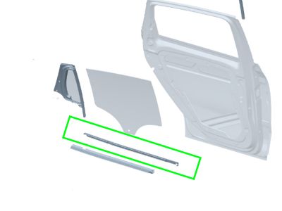 Joint Lèche-Vitre Porte Arrière Conducteur Vito W447