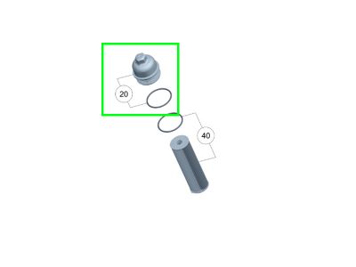 Cartouche Filtre à Huile Moteur DD6079_M15 Mercedes-Benz