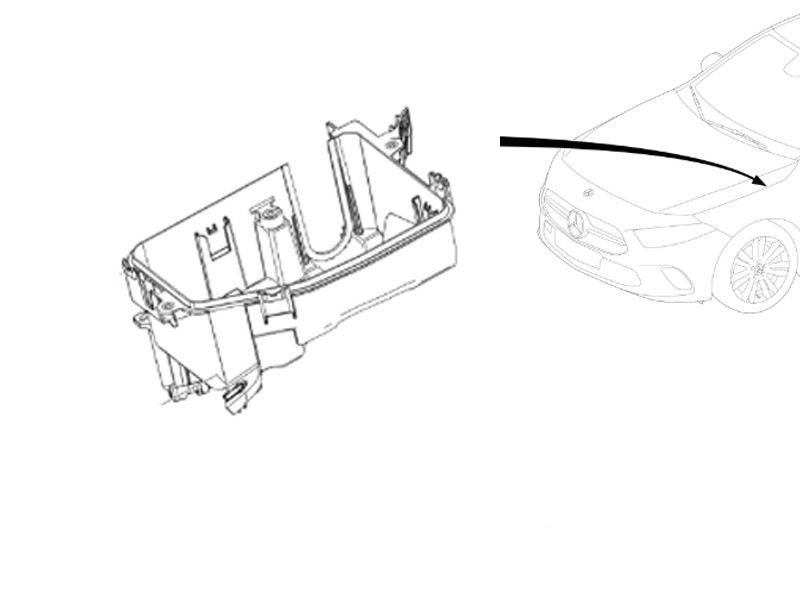 Carter d'huile et son Joint Classe A W177