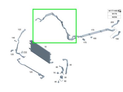 Tuyau Système Refroidissement GLE W167