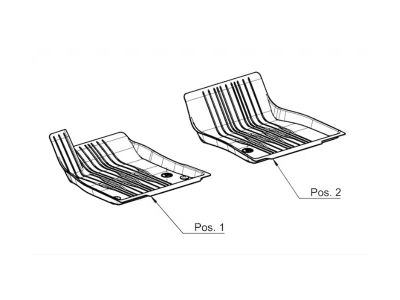 Tapis Caoutchouc Conducteur/Passager CLA Coupé W174