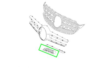 Monogramme AMG Calandre Mercedes-AMG Classe C W205