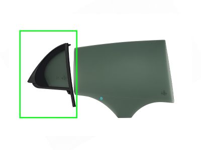 Petite Vitre Porte Arrière Gauche coté Conducteur GLA W156