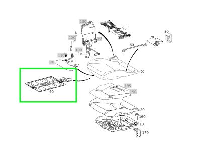 Capteur d'Occupation De Siège Passager Classe G W463