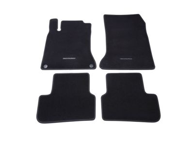 Jeu 4 Tapis Noir en velours CLASSIC Classe A W176 Mercedes-Benz
