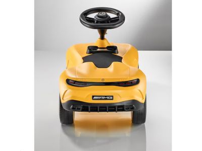  Voiture Porteur Bobby-AMG GT de sport  jaune pour enfant Mercedes-Benz