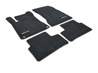 Jeu 4 Tapis en Velours AMG Line Noir CLA W118 Mercedes-Benz